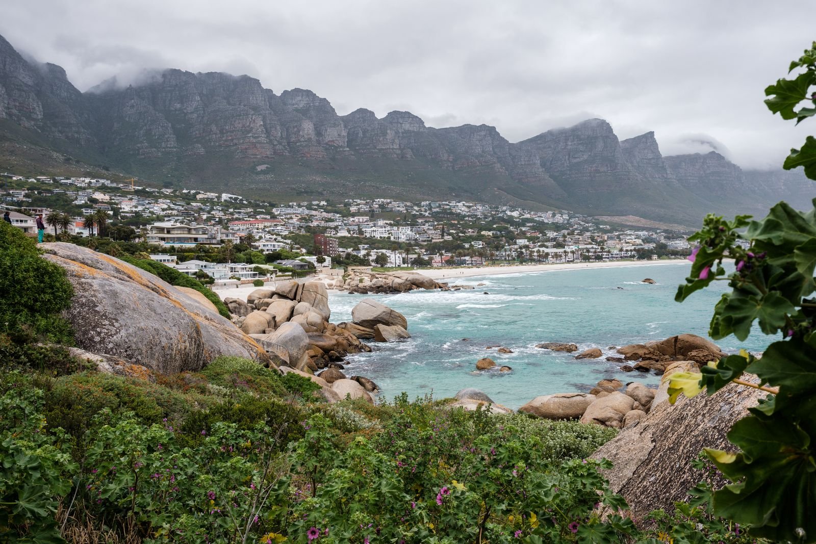 The Twelve Apostles above Cape Town’s Atlantic coastline